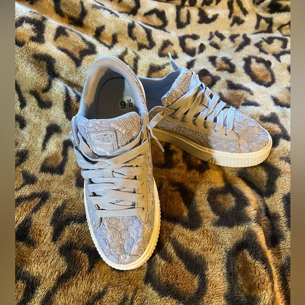 PUMA Lilac Lace Sneakers